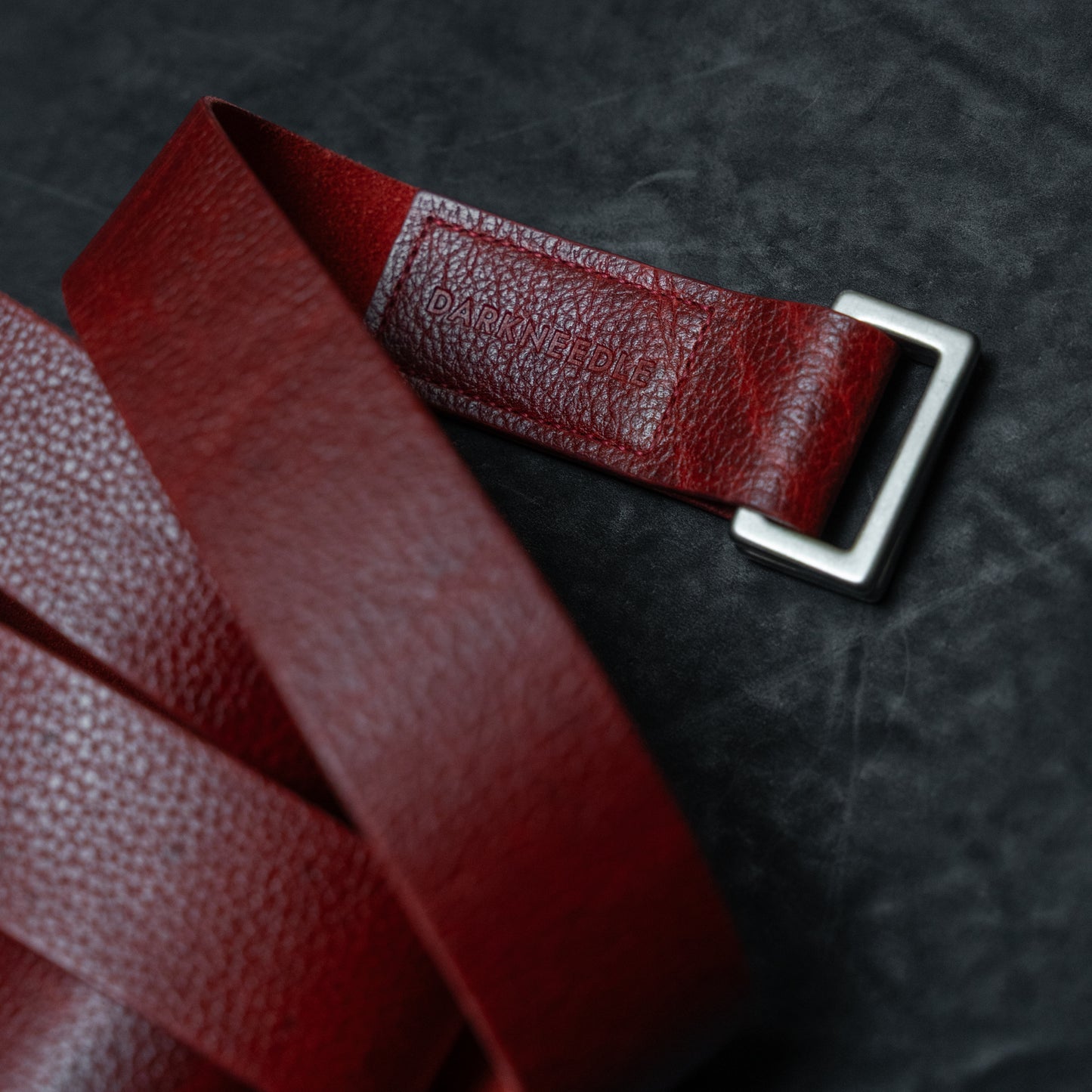 Aro Red Bovine Belt