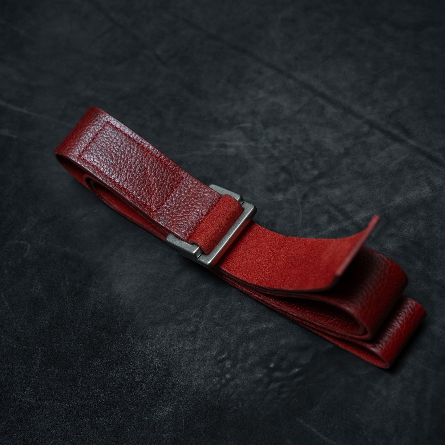 Aro Red Bovine Belt