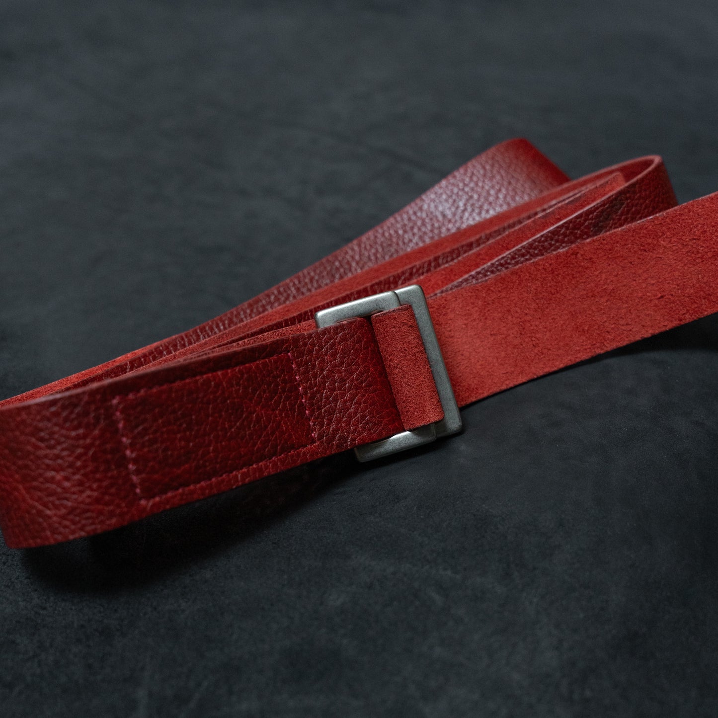 Aro Red Bovine Belt