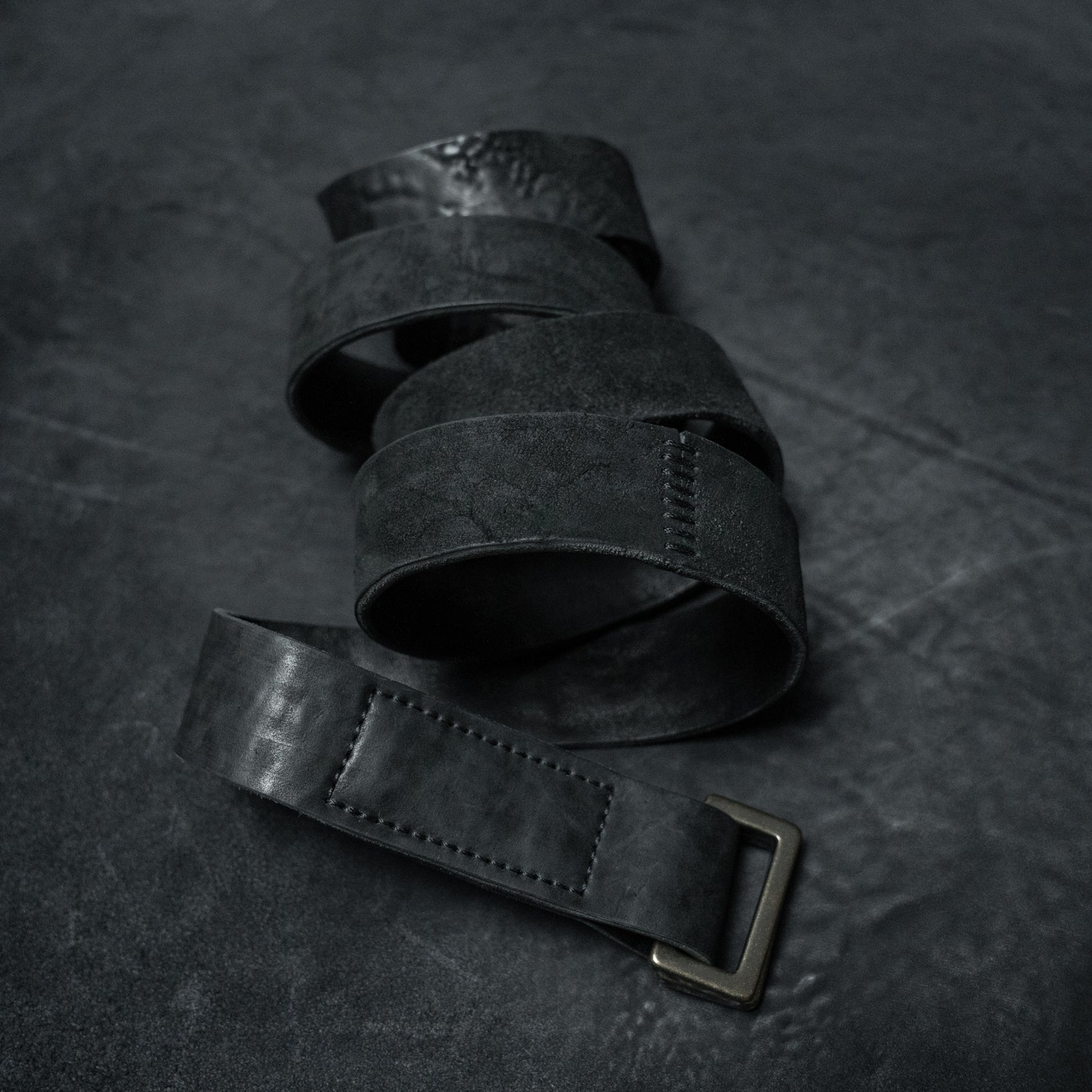 Aro Black Panelled Culatta Belt
